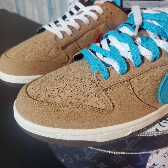 New Nike Dunk x Clot cork lows 20th anniversary - Picture 9 of 9
